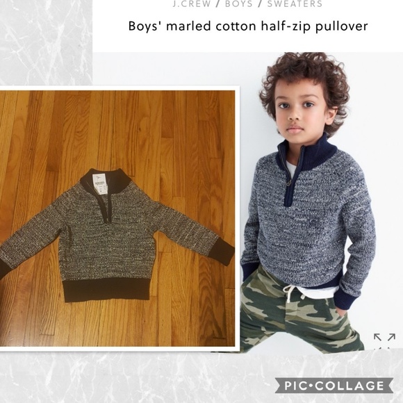 boys half zip