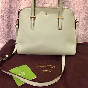 Mint green Kate Spade satchel