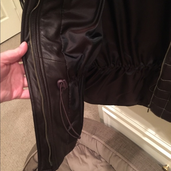 Lafayette 148 Chocolate Brown Leather Vest