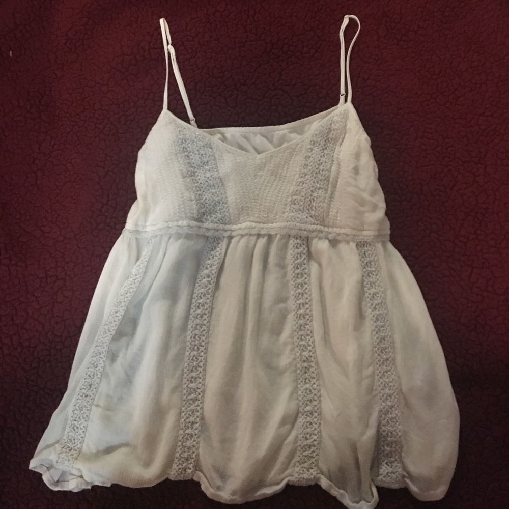 American Eagle White Tank