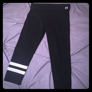 Victoria’s Secret Black foldover yoga capri