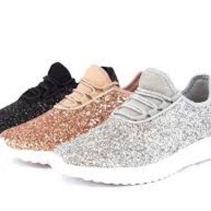 Women’s glitter bomb sneakers tennis shoes