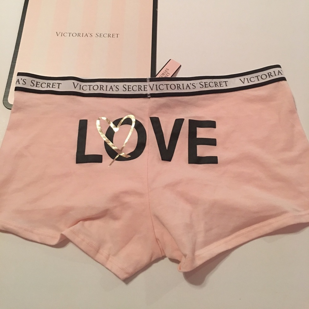 Victoria’s Secret logo waist Love Boyshort panty