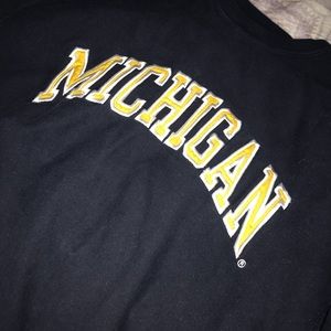 michigan crew neck