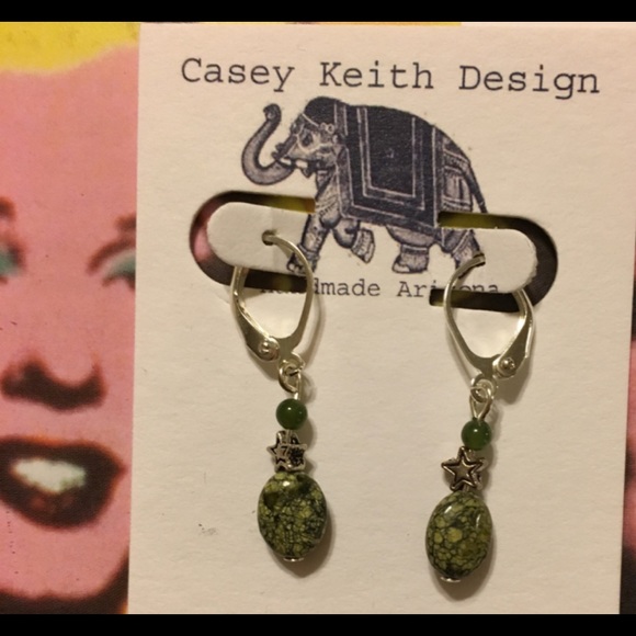 Serpentine Star Earrings - Picture 1 of 5