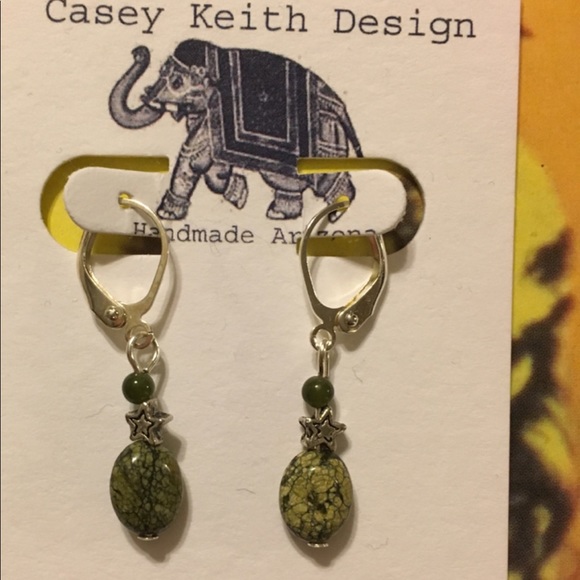 Serpentine Star Earrings - Picture 4 of 5