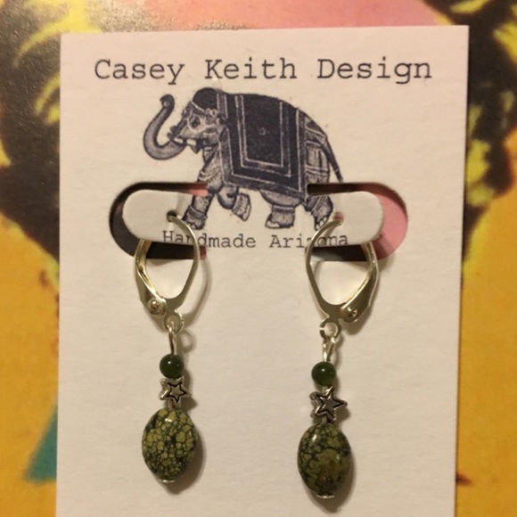 Serpentine Star Earrings - Picture 3 of 5