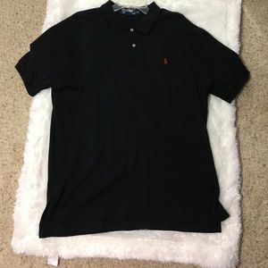 Polo Ralph Lauren black polo shirt
