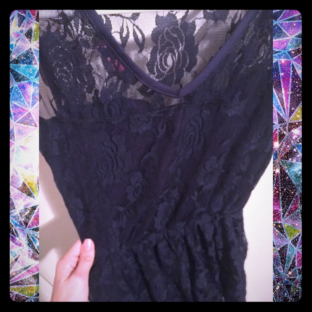 Navy blue dress