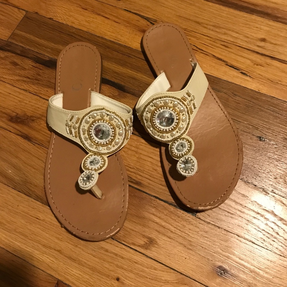 Jeweled XOXO Sandals