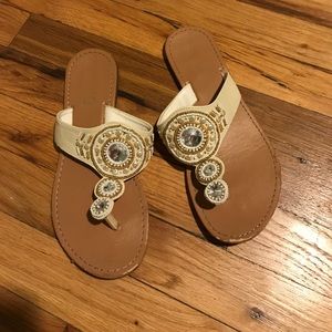 Jeweled XOXO Sandals