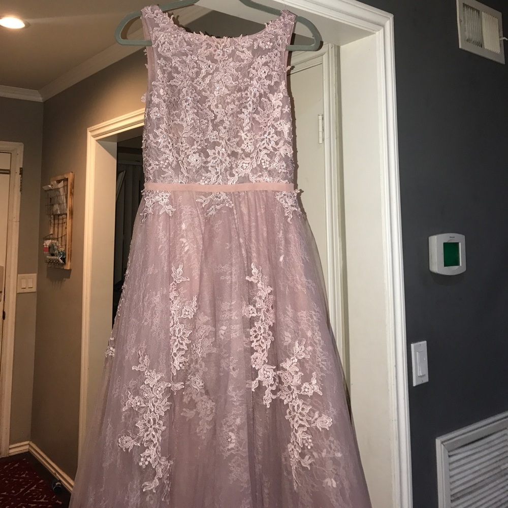 Formal gown Mauve dusty pink/ purple