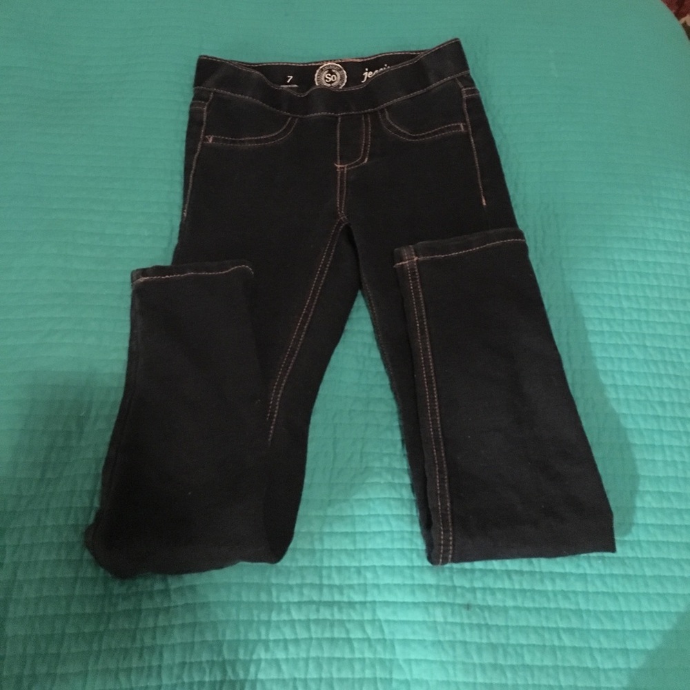 Girls jean-like jeggings