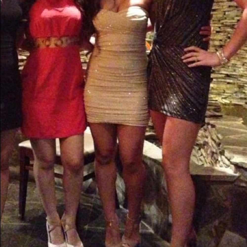 bebe nude mini dress - Picture 6 of 6