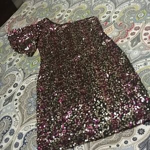 Love Reign sequin one shoulder fitted party dress
