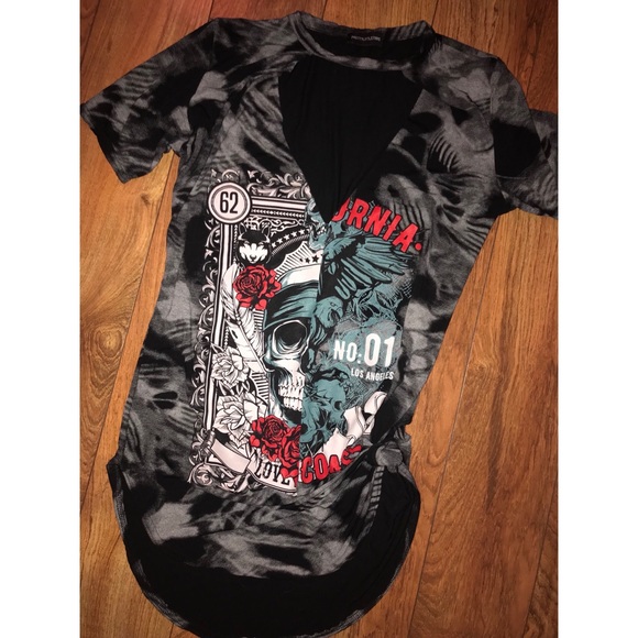 CYBER SALE‼️NWOT Pretty Little Thing Graphic Dress - Picture 3 of 5