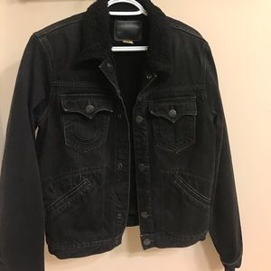 True Religion Denim jacket with fleece lining