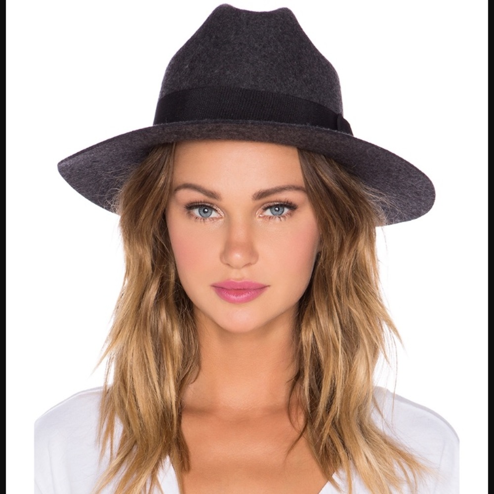NWT Brixton Tara fedora black heather sz Medium
