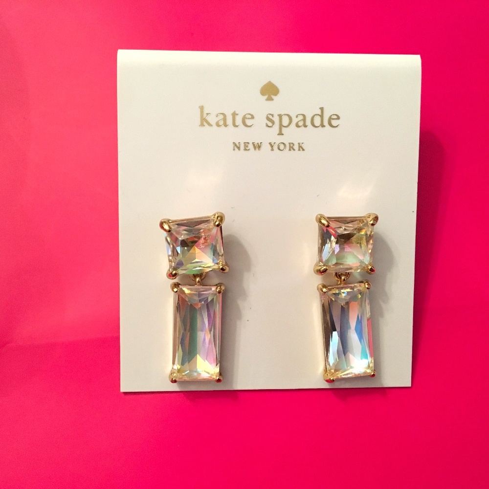 Kate Spade Baguette Pave Earrings - Picture 2 of 7