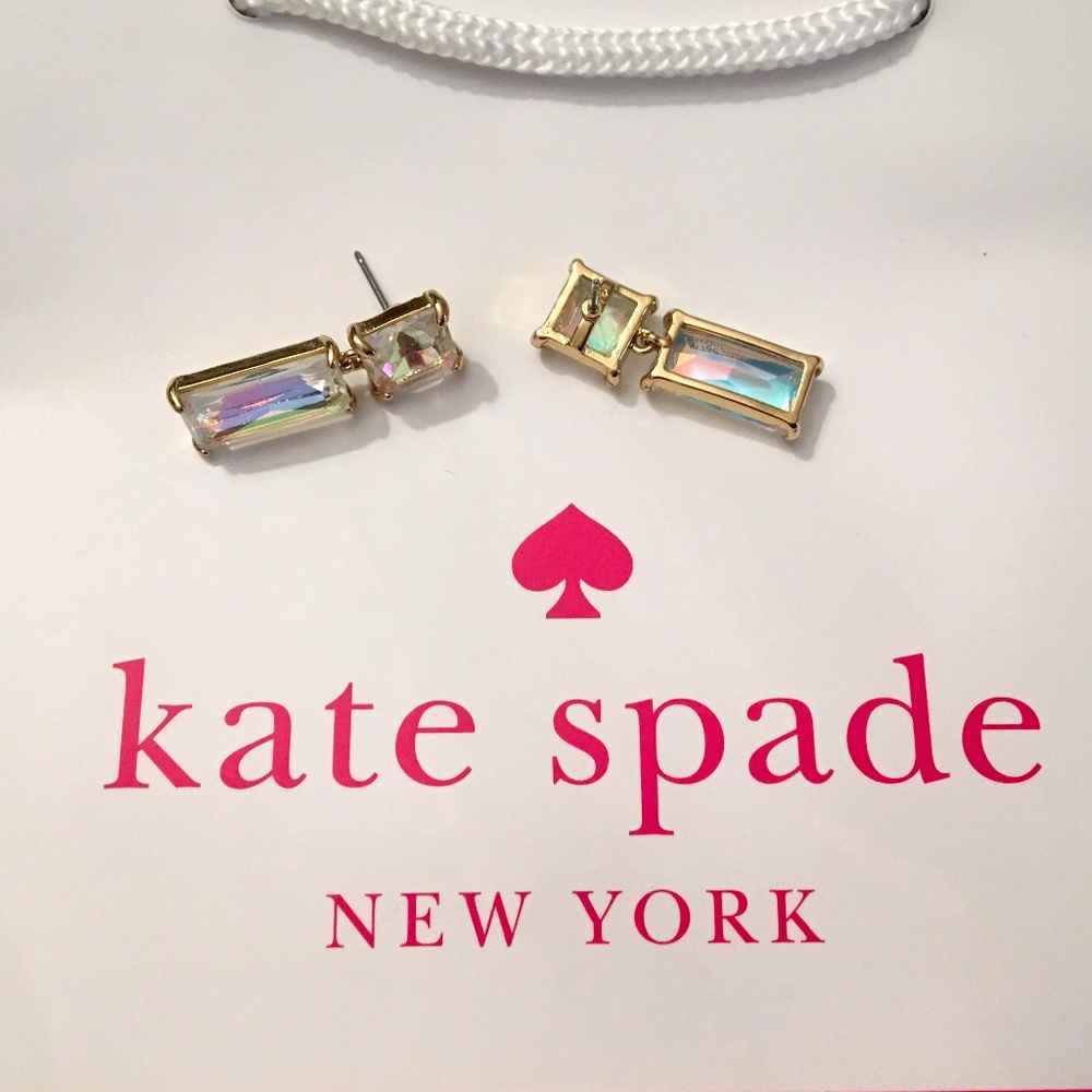 Kate Spade Baguette Pave Earrings - Picture 5 of 7