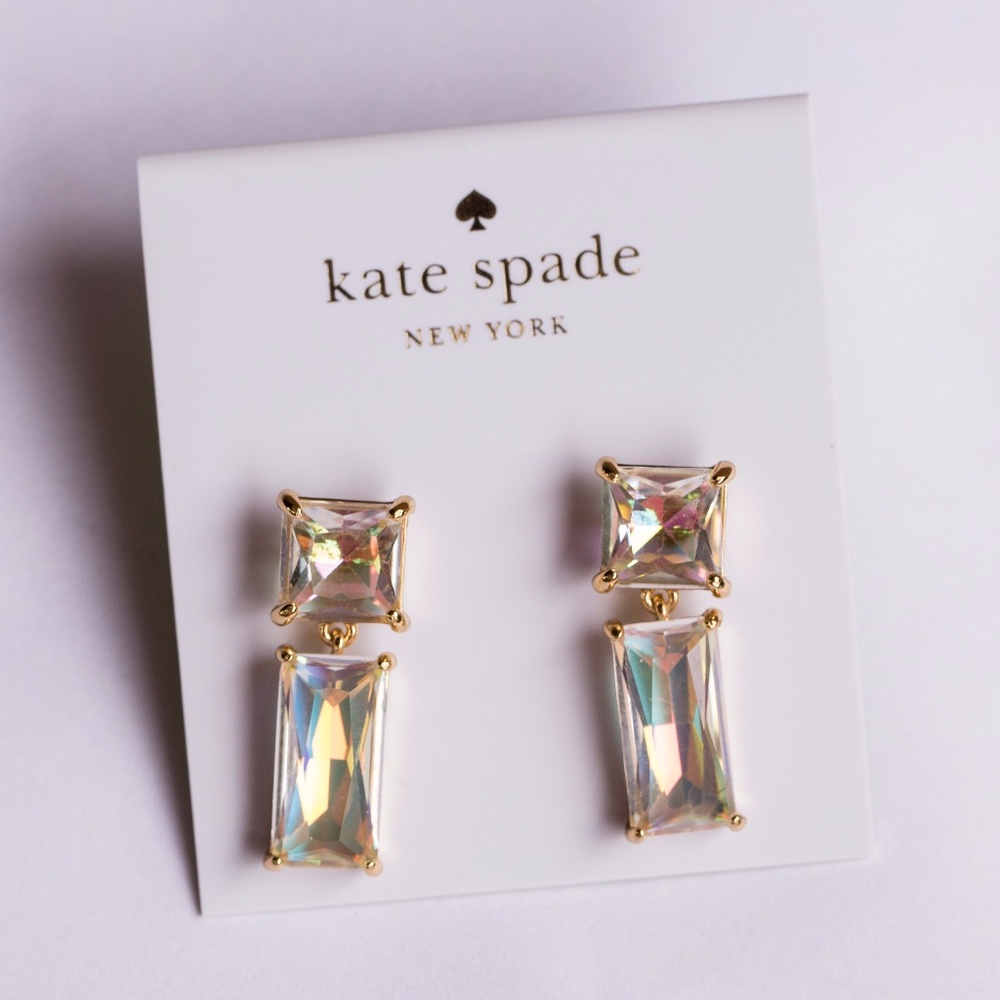 Kate Spade Baguette Pave Earrings - Picture 4 of 7