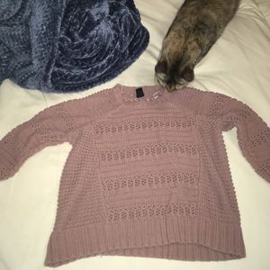 Dusty pink sweater