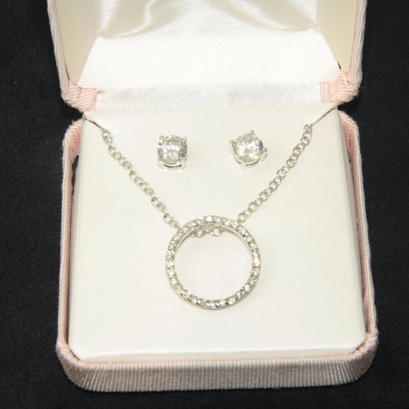 Jewelry - NEW! CZ Necklace + Earring Set