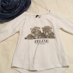 H&M feline sweater