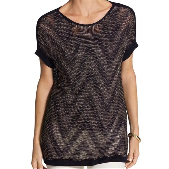 Chico's metallic knit sweater - Picture 1 of 3
