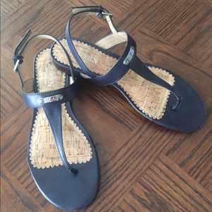 Lauren Ralph Lauren Navy Sandals