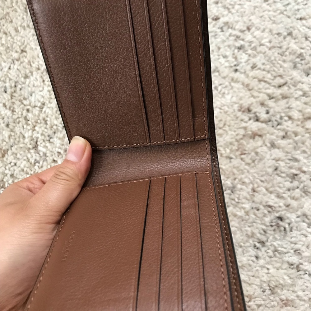 $175 NWT Coach Men Compact ID Wallet - Picture 3 of 8