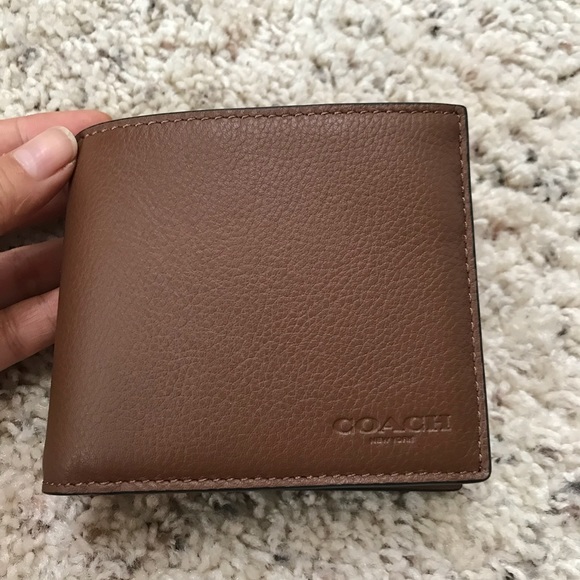 $175 NWT Coach Men Compact ID Wallet - Picture 8 of 8