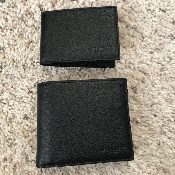 $175 NWT Coach Men Compact ID  Wallet - Picture 2 of 8