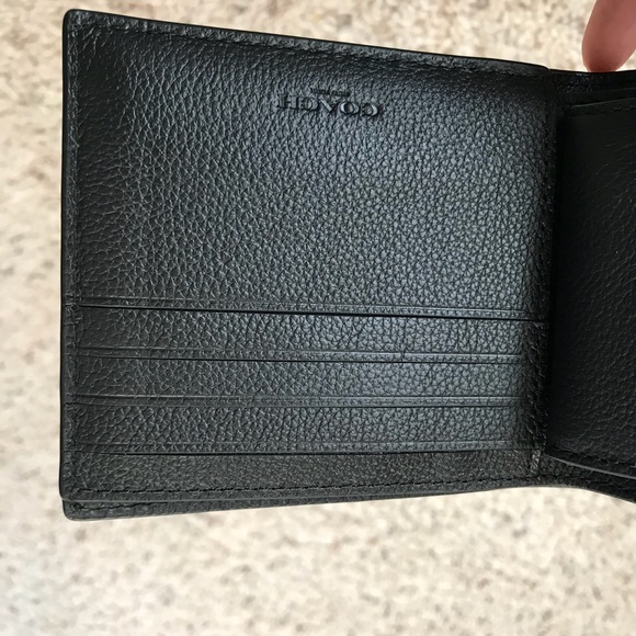 $175 NWT Coach Men Compact ID  Wallet - Picture 5 of 8
