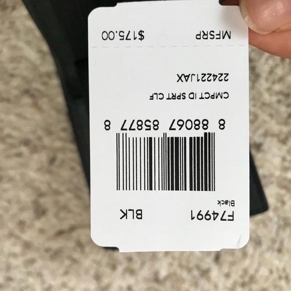 $175 NWT Coach Men Compact ID  Wallet - Picture 7 of 8