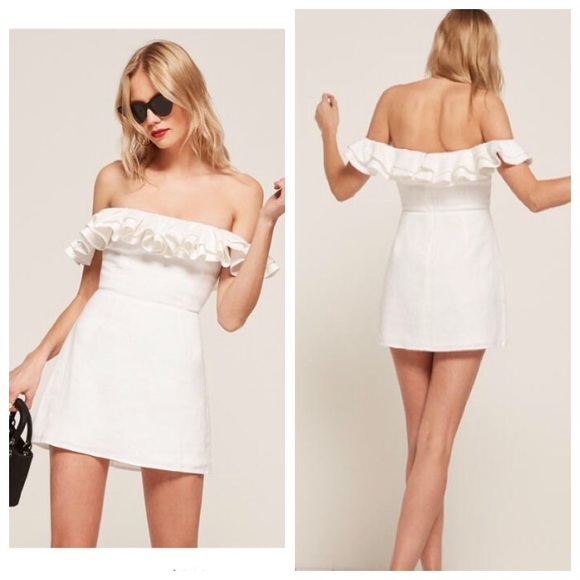 reformation coral dress