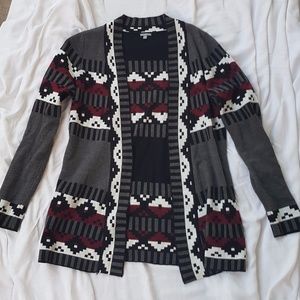 Tribal print cardigan