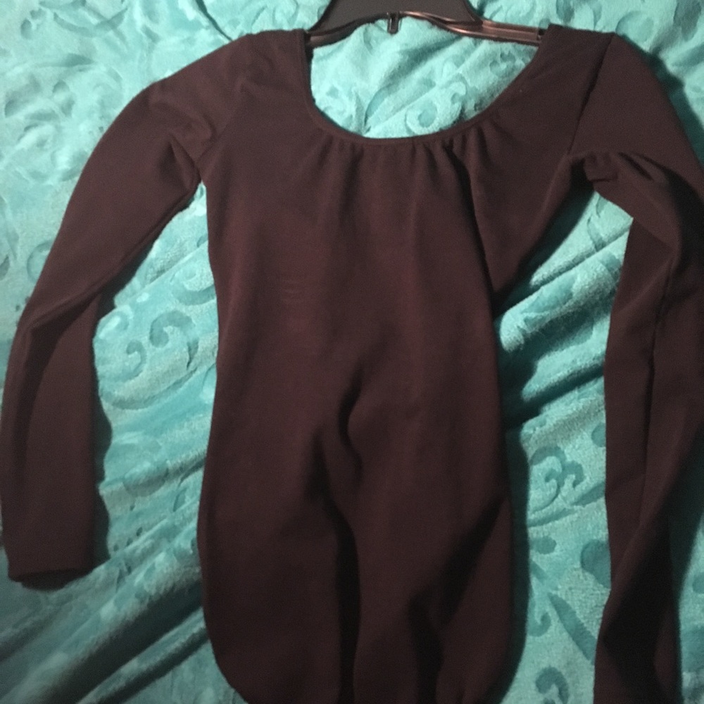 Black dance leotard (can work as body suit)