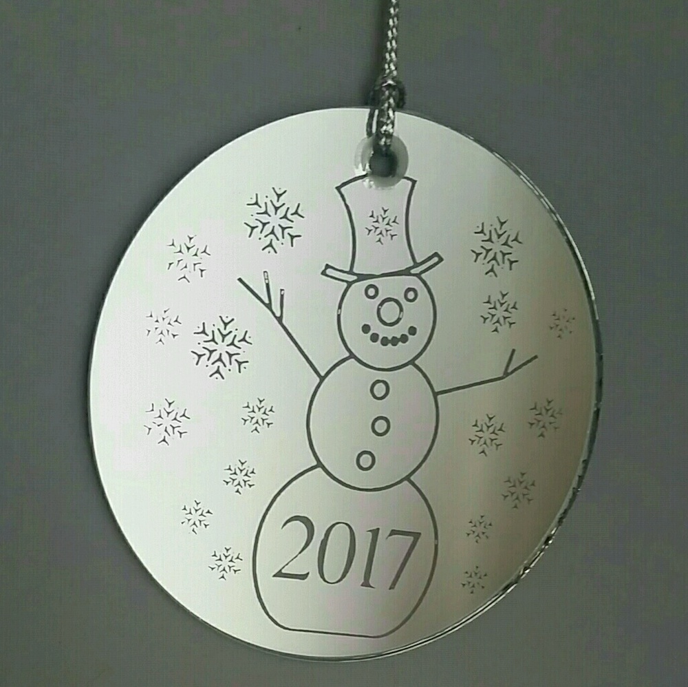 Snowman Christmas ornament 2019