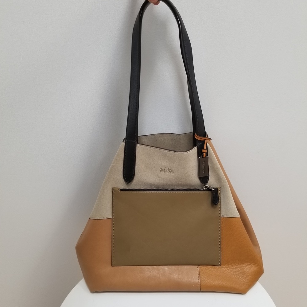 Coach Earthtone Patchwork Tote