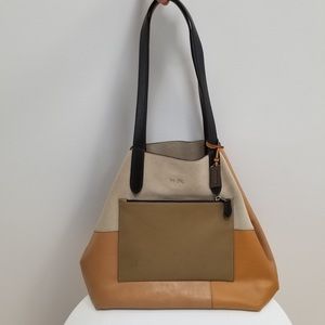 Coach Earthtone Patchwork Tote