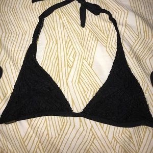 Black bikini top