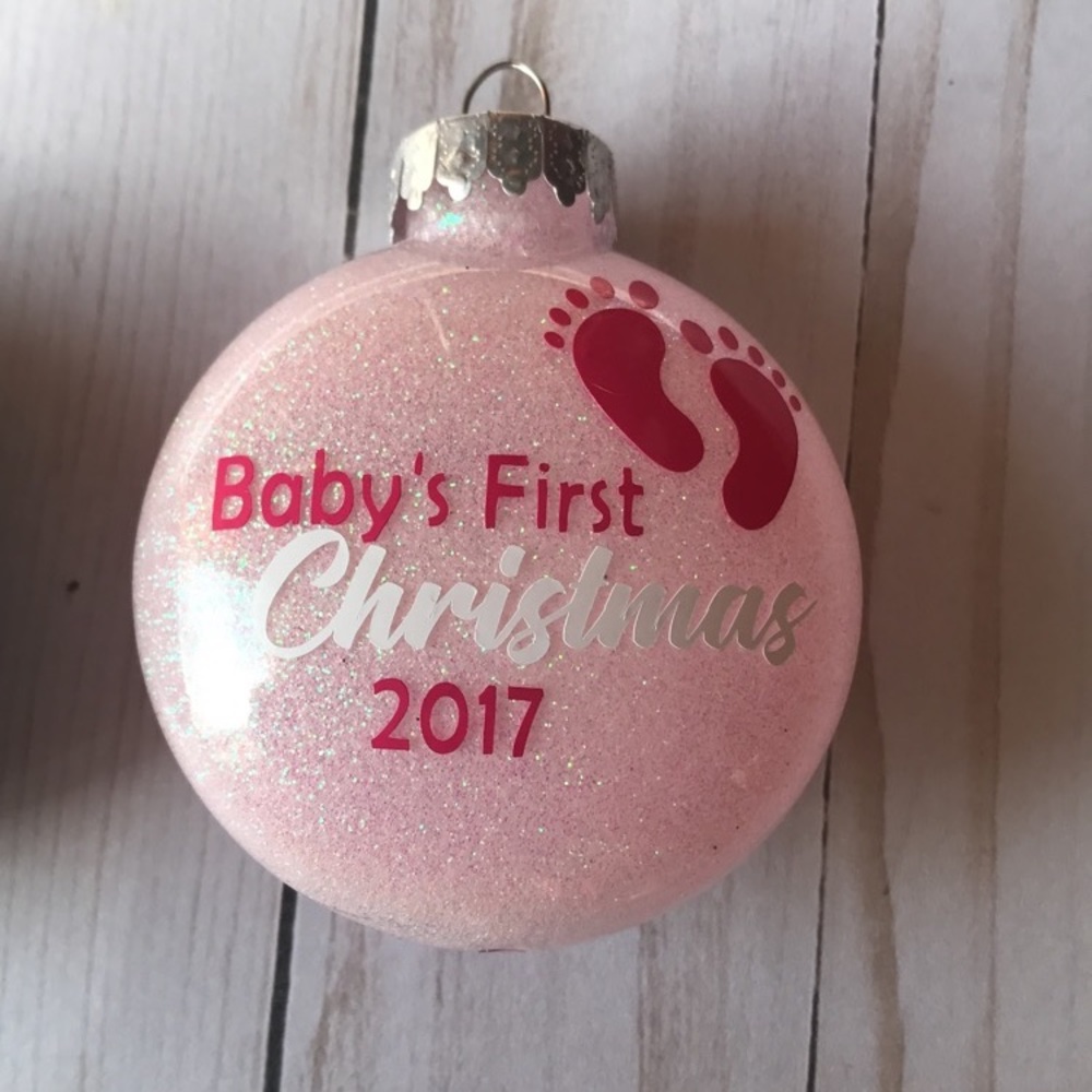 Baby girl first Christmas