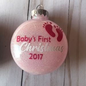 Baby girl first Christmas