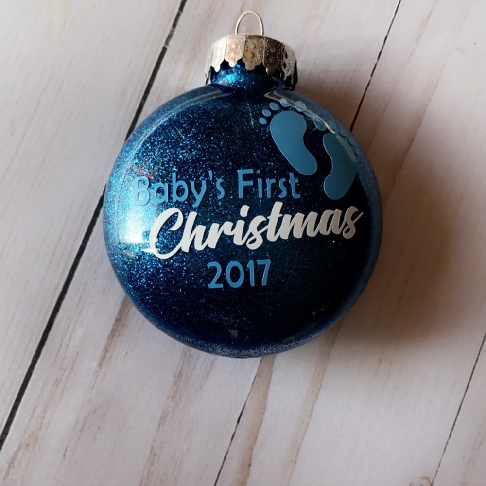 Baby boy first Christmas