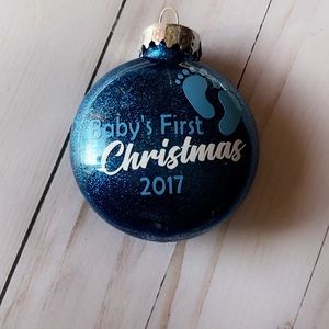Baby boy first Christmas
