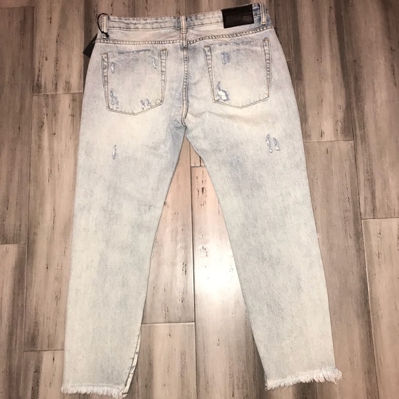 One Teaspoon Freebirds Ripped Boyfriend Jeans 30 - Picture 5 of 5