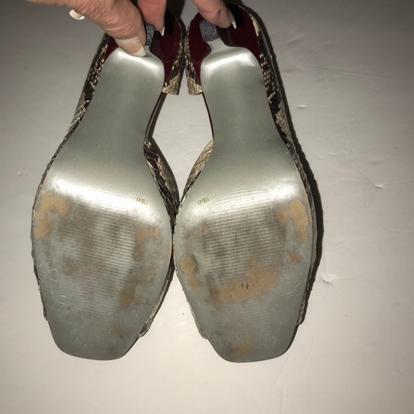 Jessica Simpson Water Snake Scarlet Patent heels - Picture 5 of 7