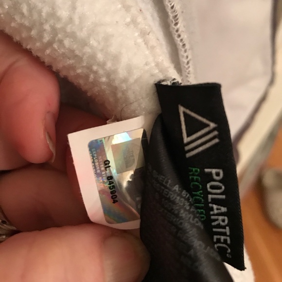BOGO! North Face white and grey fleece jackets. - Picture 8 of 8