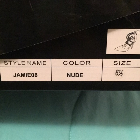 Nude high heels. - Picture 2 of 2